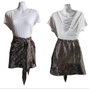 NWT MILK AND HONEY Sequins skintight party skirt